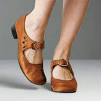 Womens Ergonomic Leather Sandals | Comfortable Adjustable Casual Footwear 1