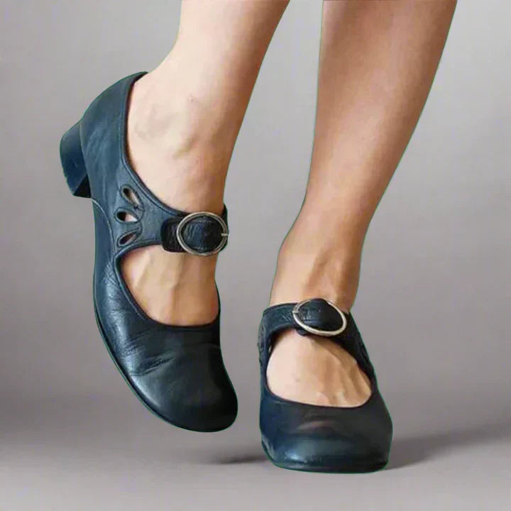 Womens Ergonomic Leather Sandals | Comfortable Adjustable Casual Footwear 2