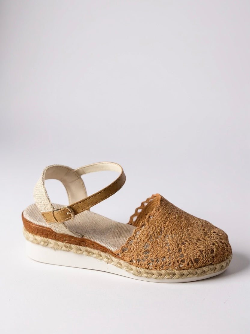Womens Handcrafted Crochet Platform Sandals | Elegant Boho Chic Summer Footwear 3