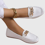 Womens High-Quality Leather Loafers | Elegant Orthopedic Slip-On Shoes 1