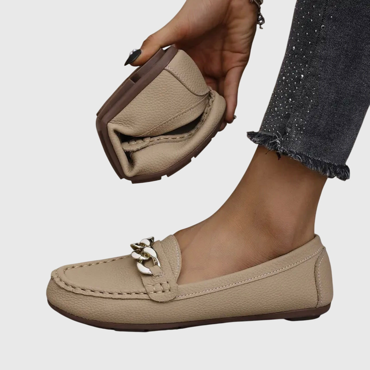 Womens High-Quality Leather Loafers | Elegant Orthopedic Slip-On Shoes 5
