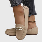 Womens High-Quality Leather Loafers | Elegant Orthopedic Slip-On Shoes 8