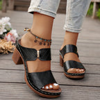 Womens High-Quality Leather Sandals | Elegant Comfortable Summer Footwear 2