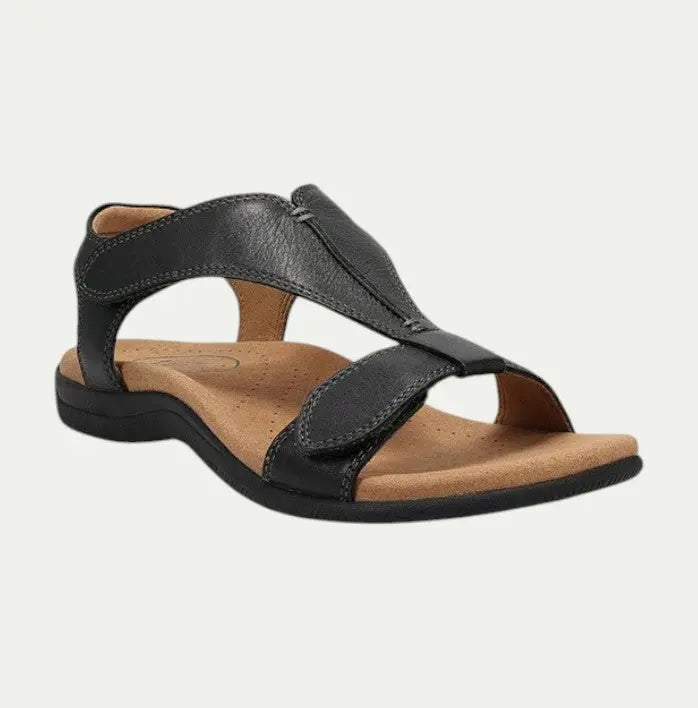 Womens Leather Sandals | Stylish Comfortable Everyday Footwear | Adjustable Straps 4