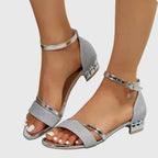 Womens Leather Sandals | Stylish Heeled Orthopedic Footwear for Comfort 7