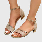 Womens Leather Sandals | Stylish Heeled Orthopedic Footwear for Comfort 8