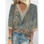 Women's Lightweight Chiffon Blouse | Flowing Elegant Summer Top with Delicate Details 3