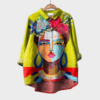 Women's Lightweight Cotton Blouse | Stylish Long Sleeve Summer Top 0
