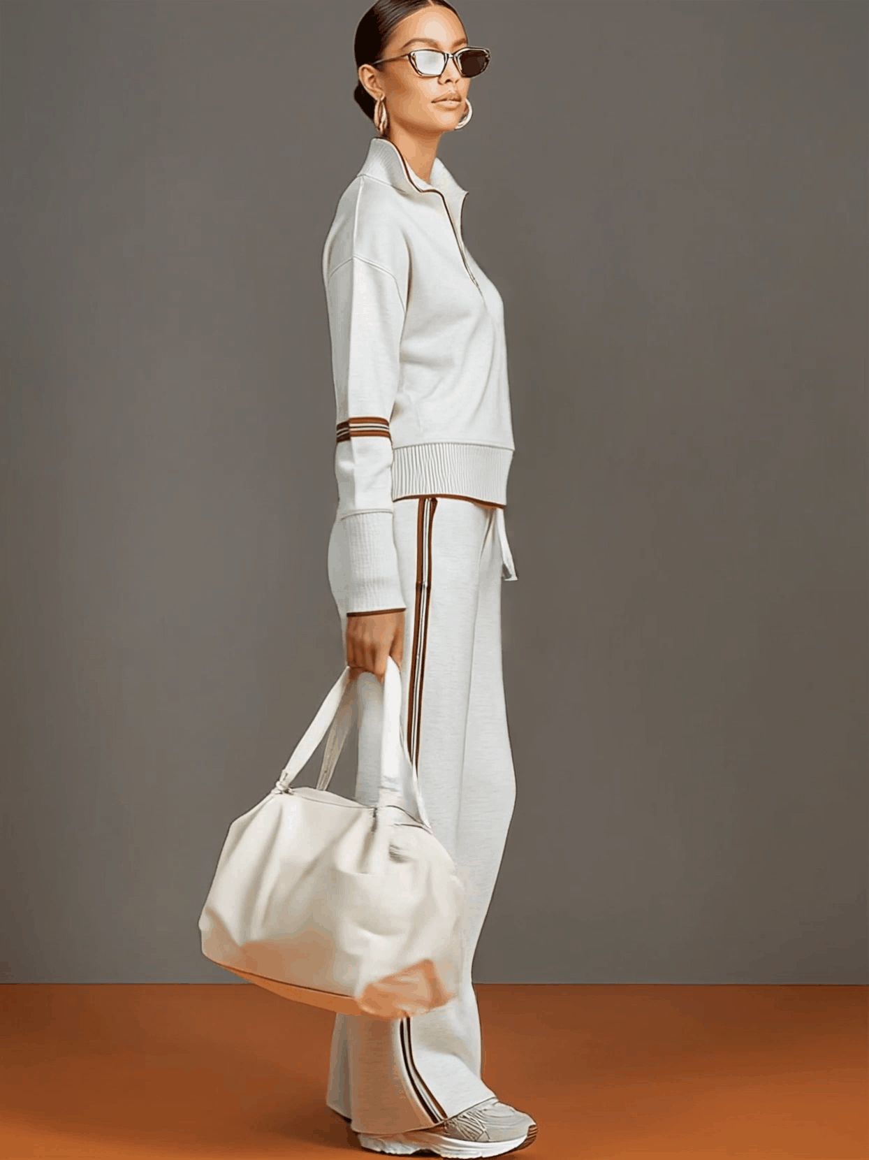 Women's Lightweight Cotton Blouse and Wide-Leg Pants Set | Relaxed Fit Casual Summer Outfit 2