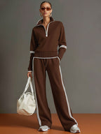 Women's Lightweight Cotton Blouse and Wide-Leg Pants Set | Relaxed Fit Casual Summer Outfit 7