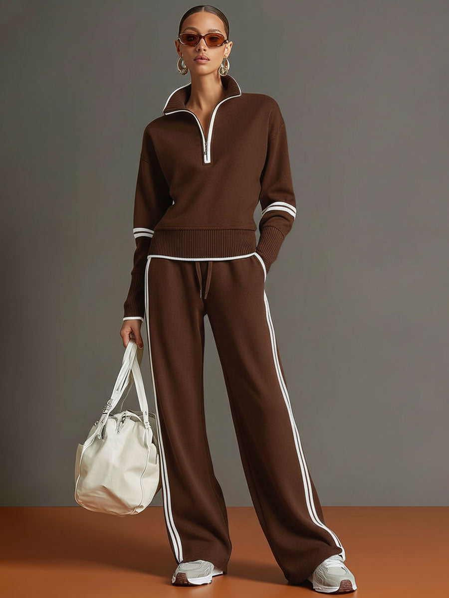 Women's Lightweight Cotton Blouse and Wide-Leg Pants Set | Relaxed Fit Casual Summer Outfit 7