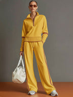 Women's Lightweight Cotton Blouse and Wide-Leg Pants Set | Relaxed Fit Casual Summer Outfit 9