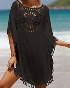 Womens Lightweight Crochet Beach Cover-Up | Breezy Boho Chic Swimsuit Layering 8