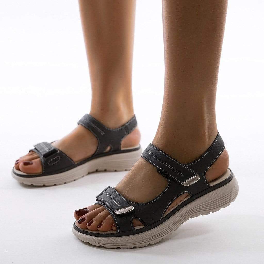 Women's Lightweight Open Toe Sandals | Comfortable Double Strap Design for Summer 2