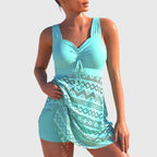 Womens Modest Two-Piece Bikini Set | Comfortable Stylish Swimwear for Summer 2