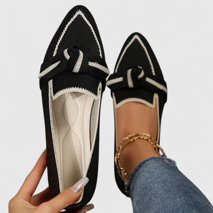 Womens Orthopedic Black Loafers | Comfortable Slip-On Footwear for Everyday Style 4