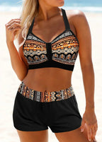 Womens Ribbed High Waist Bikini Set | Elegant Sculpting Swimwear 8