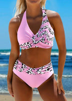 Womens Smooth Fabric Bikini Set | Elegant Criss-Cross Design 2