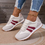 Womens Soft Leather Slip-On Sneakers | Lightweight Elegant Casual Shoes 1