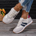 Womens Soft Leather Slip-On Sneakers | Lightweight Elegant Casual Shoes 3