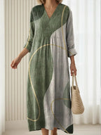 Women's Soft Viscose Daily Dress | Relaxed Fit Comfortable Summer Style 0