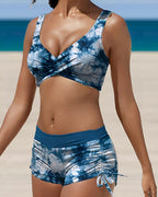 Womens Stretch Fabric Bikini Set | Flattering Modern Beachwear 2