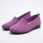 Womens Stretch Knit Loafers | Comfortable Casual Slip-On Shoes 7