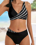 Womens Stretch Printed Bikini Set | Flattering Vibrant Summer Swimwear 3
