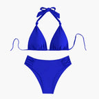 Womens Stretchy Triangle Bikini Set | Adjustable Tie Swimwear | Comfortable Summer Swimwear 4