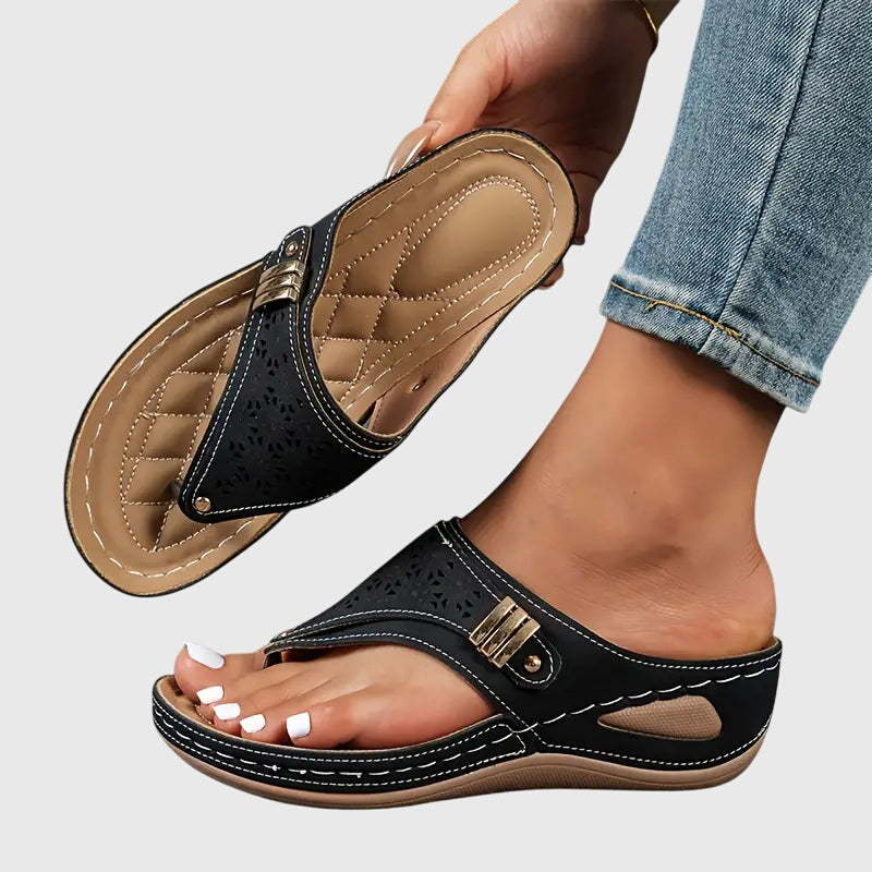 Womens Synthetic Ergonomic Sandals | Comfortable Slip-On Orthopedic Footwear 1