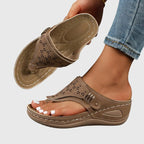 Womens Synthetic Ergonomic Sandals | Comfortable Slip-On Orthopedic Footwear 2