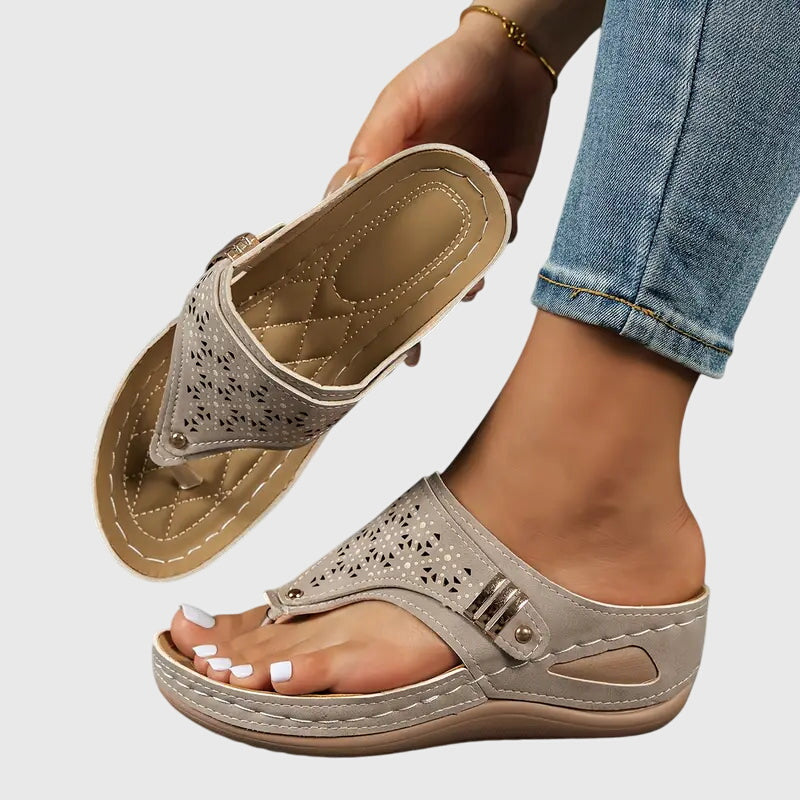 Womens Synthetic Ergonomic Sandals | Comfortable Slip-On Orthopedic Footwear 4