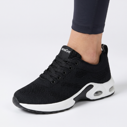 Women's Synthetic Knit Walking Shoes | Lightweight Cushioned All-Day Comfort Footwear 0