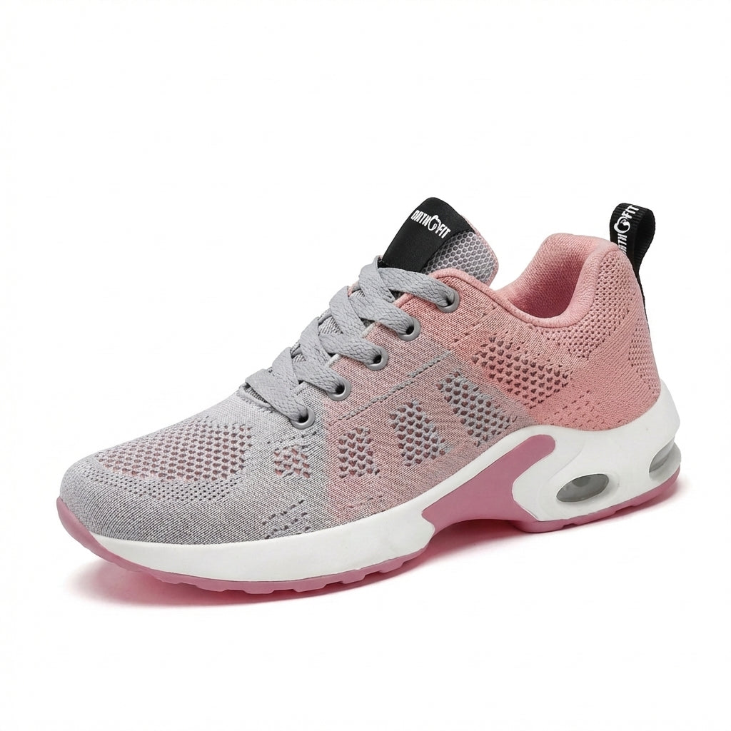 Women's Synthetic Knit Walking Shoes | Lightweight Cushioned All-Day Comfort Footwear 4