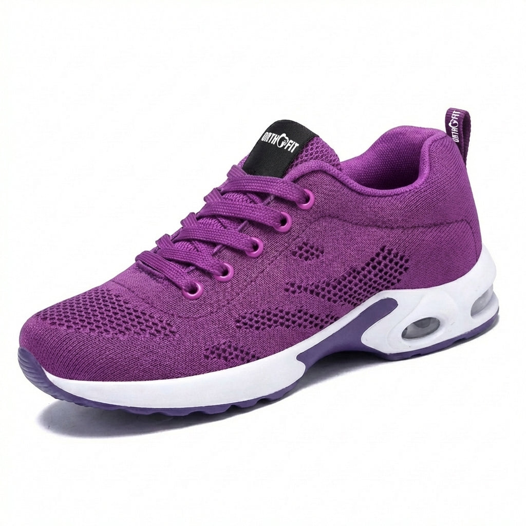 Women's Synthetic Knit Walking Shoes | Lightweight Cushioned All-Day Comfort Footwear 7