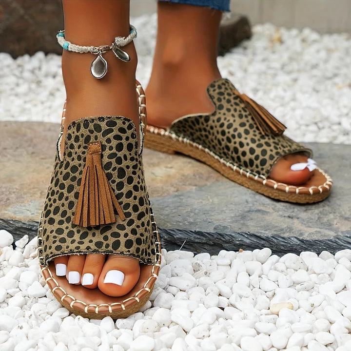 Womens Vibrant Synthetic Flat Sandals | Comfortable Slip-On Summer Footwear 4