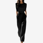 Women's sleeveless jumpsuit with wide legs 1