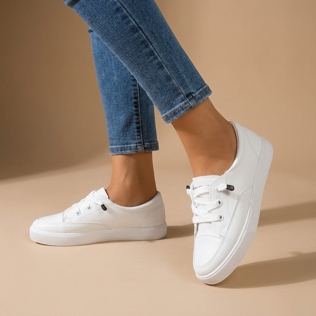 Avelisse | Women’s Minimalist Lace-Up Trainers With Supportive Fit
