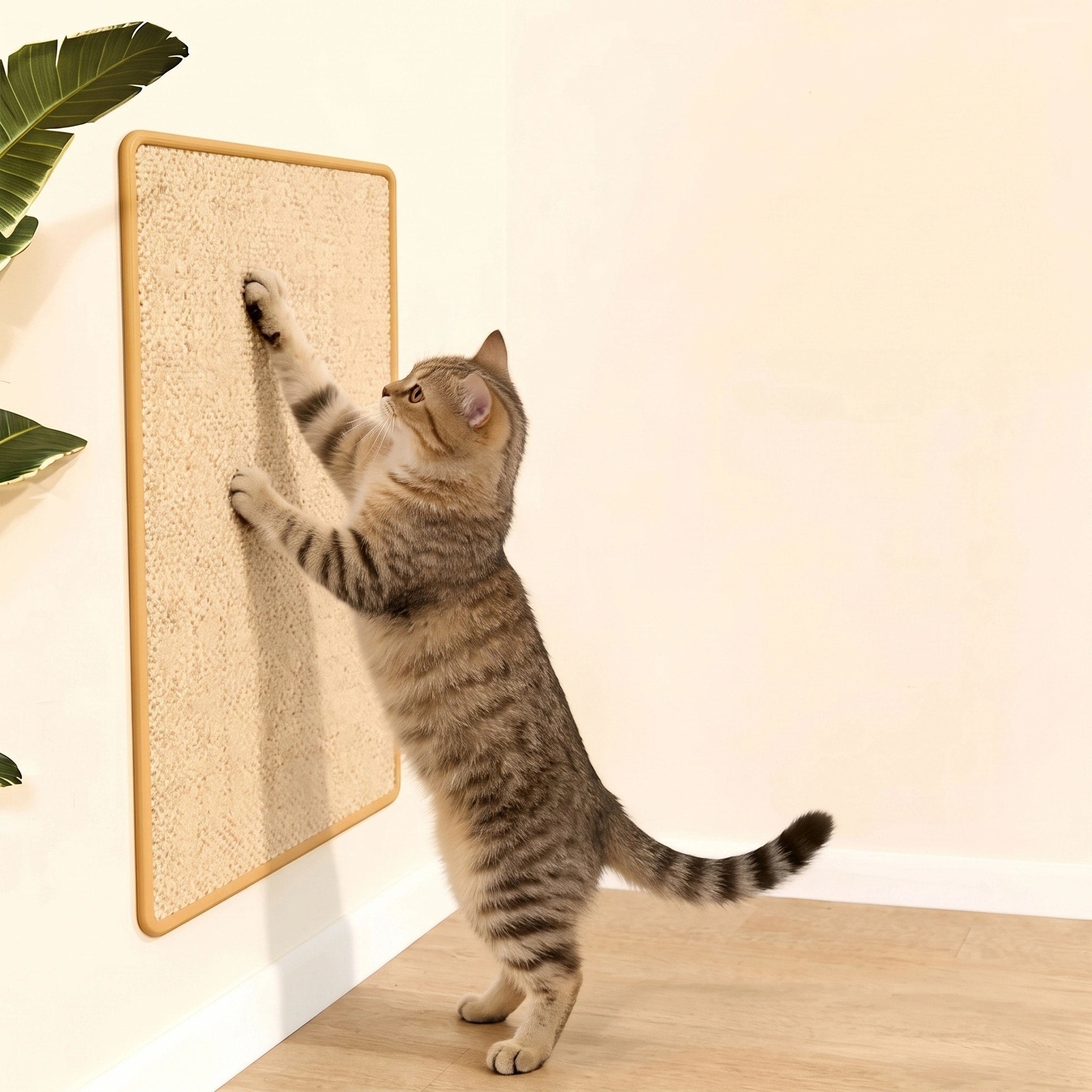 Tapis à griffer pour chat, protecteur de accoudoir de canapé avec surface en sisal synthétique