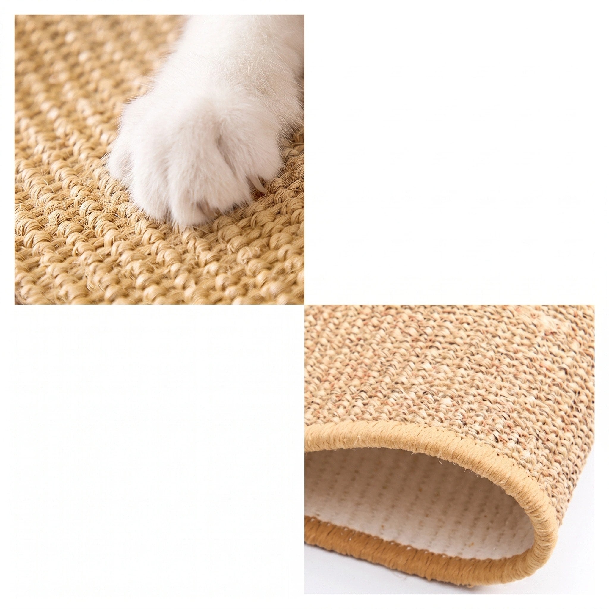 Tapis à griffer pour chat, protecteur de accoudoir de canapé avec surface en sisal synthétique