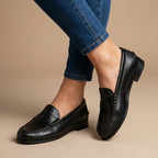Clarimelle | Mocassins en cuir intemporels pour femmes avec semelle de soutien