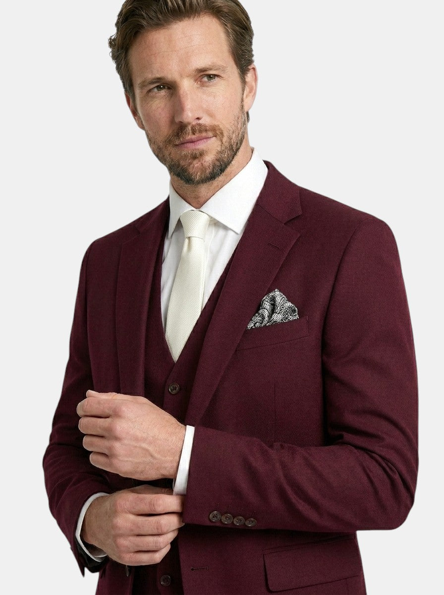 Dominic | Men’s Classic Slim Fit Suit With Vest And Trousers