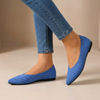 Elianthe | Mocassins en maille à enfiler pour femmes avec détail chaîne