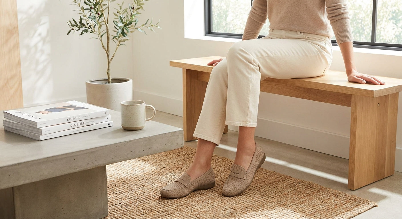 Women's Soft Animal-Texture Orthopedic Loafers | Elegant Cushioned Slip-Ons for All-Day Comfort