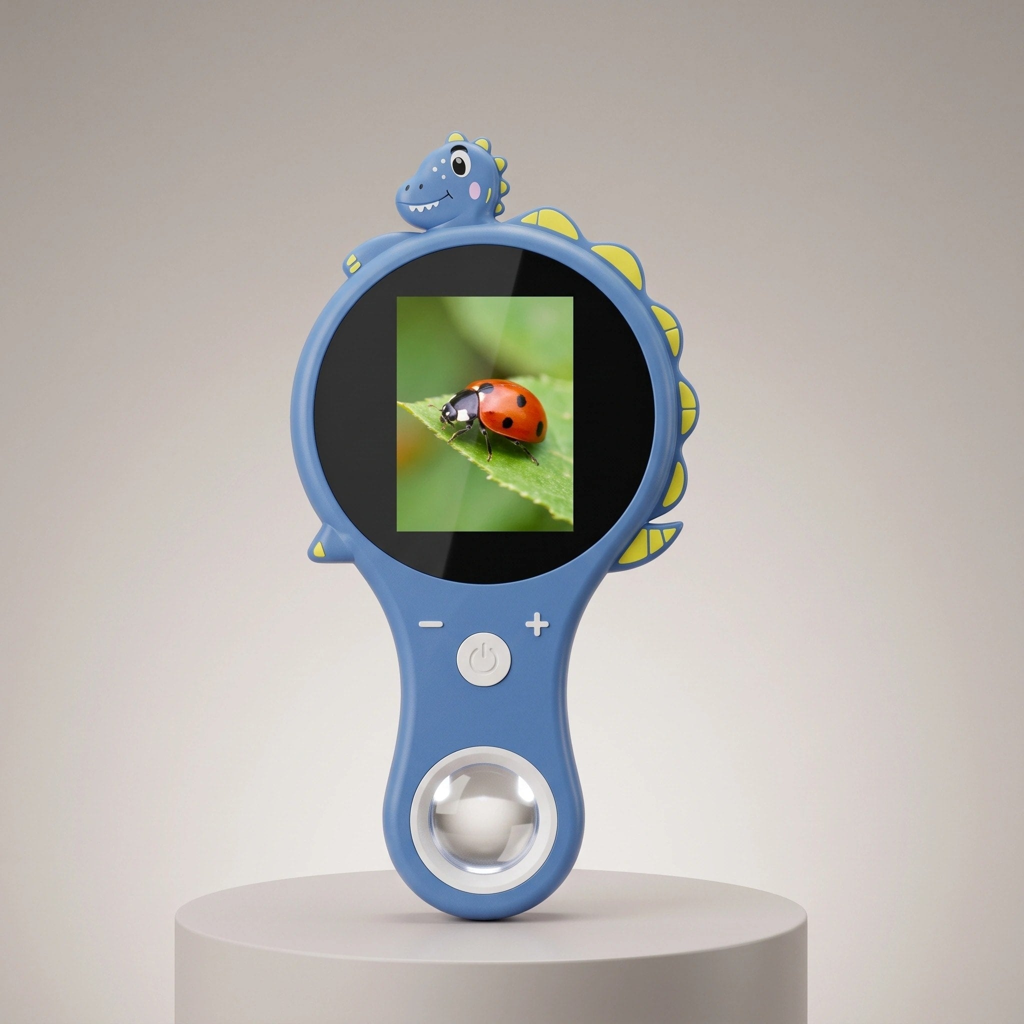 Kids Digital Video Microscope with 2 Inch Screen and 500x Zoom for Outdoor Learning