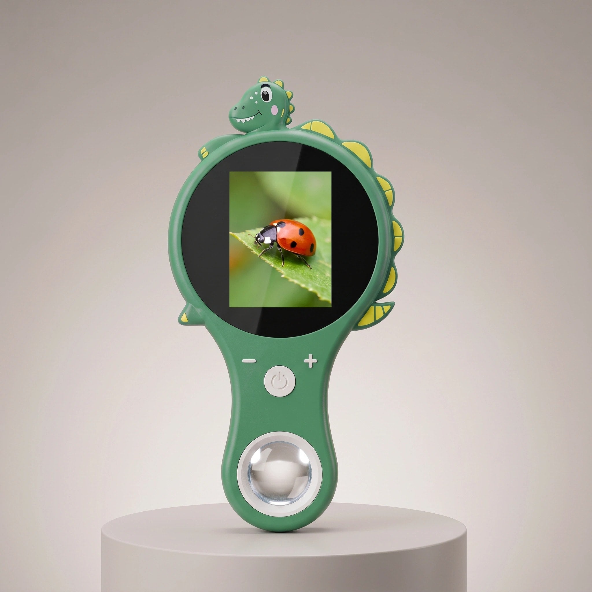 Kids Digital Video Microscope with 2 Inch Screen and 500x Zoom for Outdoor Learning