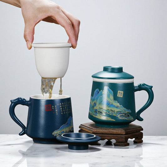 Tasse à thé avec infuseur intégré pour le quotidien