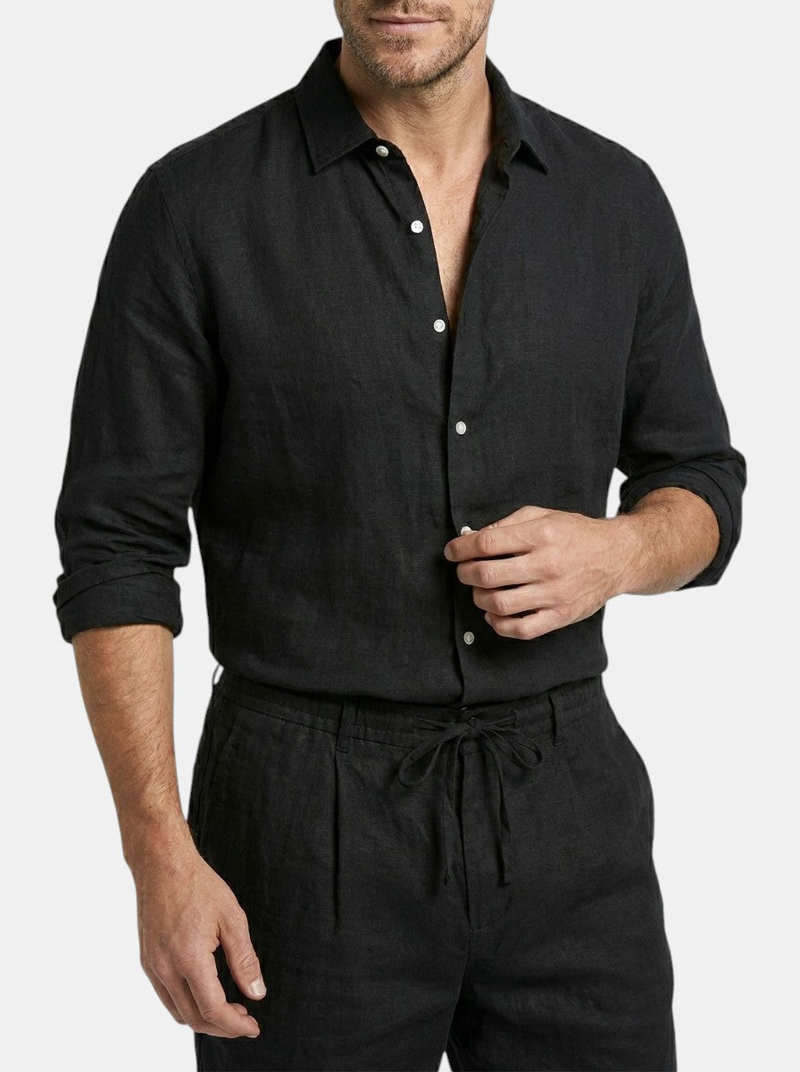 Mens Breathable Linen Two Piece Set | Relaxed Summer Beach Outfit 6