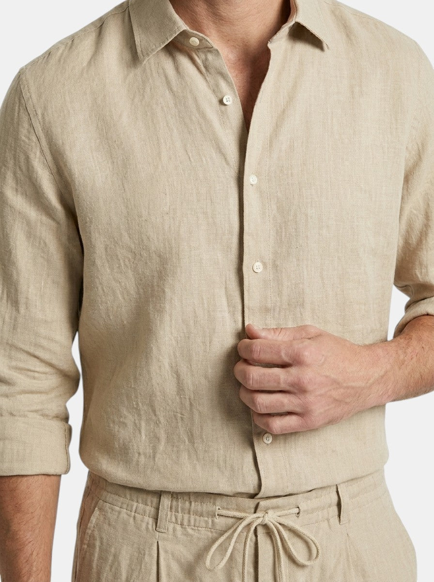 Mens Breathable Linen Two Piece Set | Relaxed Summer Beach Outfit 4
