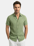 Chemise ajustée pour homme en mélange de coton | Tenue décontractée moderne pour toutes les occasions